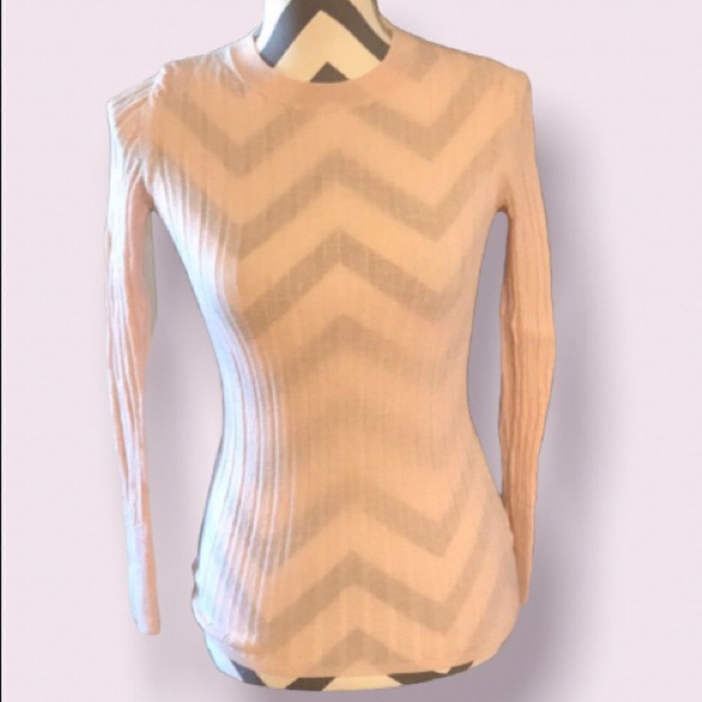 Banana Republic XS Light Pink Ribbed Top